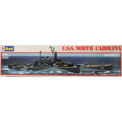 Revell 05017 Bausatz 1:570 Schlachtschiff U.S.S. North Carolina, OVP