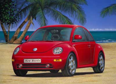 Revell 07335 Bausatz 1:24, VW New Beetle, OVP, Verschweißt