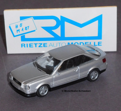 Rietze 20430 H0 Audi Coupe S2, silber