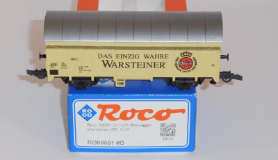 Roco #0001 H0 Kühl- / Bierwagen Warsteiner, DB, OVP