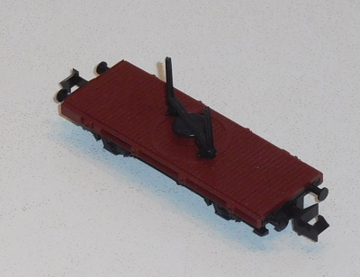 Roco 2300-L N Drehschemelwagen, 2-achsig, braun, OVP