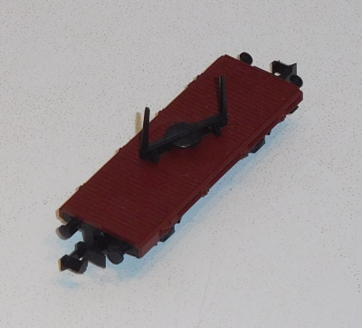 Roco 2300-L N Drehschemelwagen, 2-achsig, braun, OVP