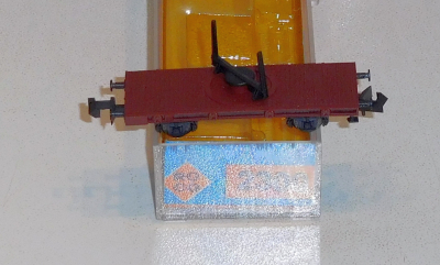 Roco 2300 N Drehschemelwagen, 2-achsig, braun, OVP