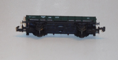 Roco 2305 N Flachwagen Xlm 57, grün, DB, OVP