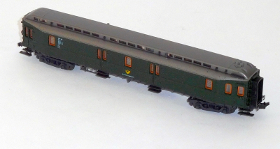 Roco 24219 N Hecht Schnellzug Postwagen, Post4ü 3440, DBP