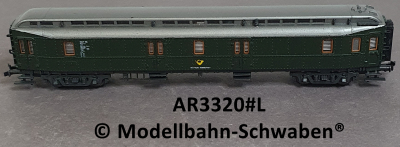 Roco 24219 N Schnellzug-Postwagen Hecht Post4ü, BN 3947 Köl, DBP