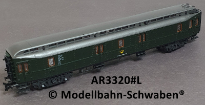 Roco 24219 N Schnellzug-Postwagen Hecht Post4ü, BN 3947 Köl, DBP