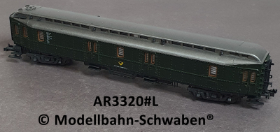 Roco 24219 N Schnellzug-Postwagen Hecht Post4ü, BN 3947 Köl, DBP