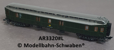 Roco 24219 N Schnellzug-Postwagen Hecht Post4ü, BN 3947 Köl, DBP