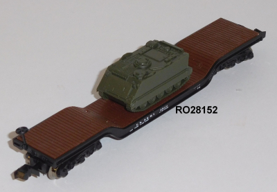 Roco 28152 N Tiefladewagen 3810 US Army mit Panzer M113, OVP