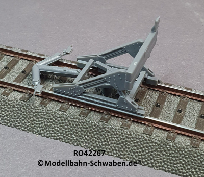 Roco 42267 H0 Prellbock Bausatz mit Holzbohle oder Puffer