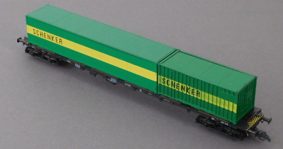 Roco 4362 H0 Containertragwagen Schenker, DB, OVP