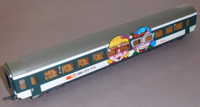 Roco 44212 H0 Einheits- / Reisezugwagen Schweizer Familie 2.Kl., SBB, OVP