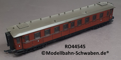 Roco 44545 H0 Schnellzugwagen, CCü. 3. Kl., Bel. BN 8331, KWStB