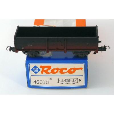 Roco 46010 H0 Offener Güterwagen Bauart E 37, anthrazit, DB, OVP