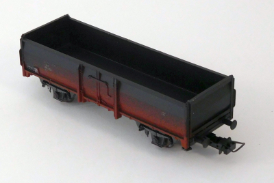 Roco 46010 H0 Offener Güterwagen Bauart E 37, anthrazit, DB, OVP