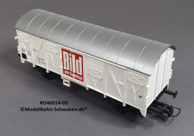 Roco 46014-03 H0 Ged. Güterwagen Bild am Sonntag, DB, OVP