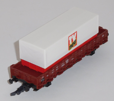 Roco 46031 H0 Rungenwagen Wechselpritsche TV Neu, DB, OVP