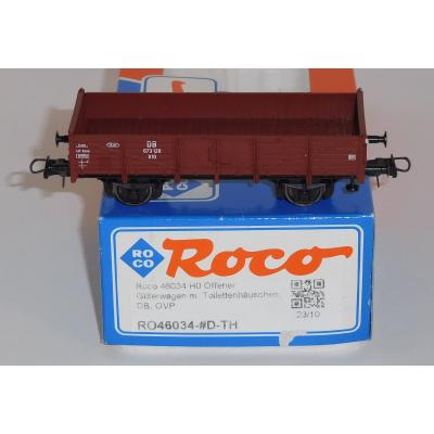 Roco 46034 H0 Offener Güterwagen m. Toilettenhäuschen, DB, OVP