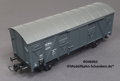 Roco 46062 H0 Gedeckter Güterwagen, grau, CFL, OVP