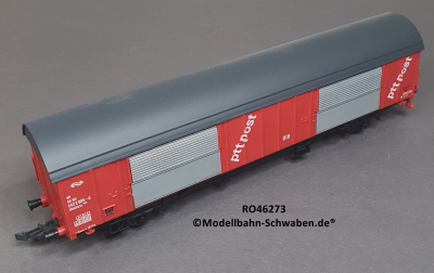 Roco 46273 H0 Ged. Güterwagen ptt post, NS, OVP