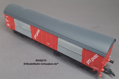 Roco 46273 H0 Ged. Güterwagen ptt post, NS, OVP