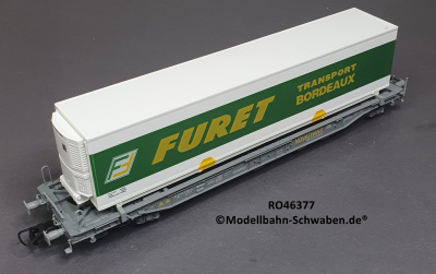 Roco 46377 H0 Taschenwagen Furet, SNCF, OVP