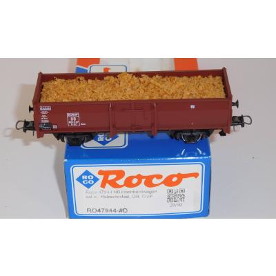 Roco 47944 H0 Hochbordwagen bel.m. Holzschnitzel, DB, OVP