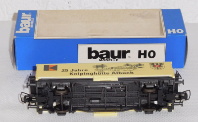 Roco / Baur SoWa H0 Kühlwagen mit Aufdruck 25 Jahre Kolpinghütte Albuch