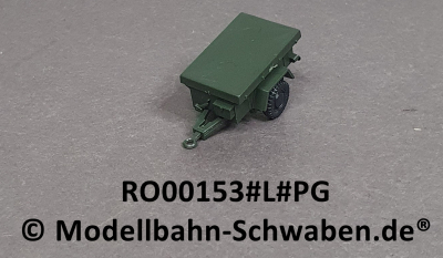 Roco Minitank 153 H0 Einachsanhänger 1 1/2 t, mit Plane glatt, Fertigmodell