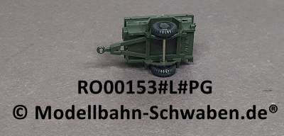 Roco Minitank 153 H0 Einachsanhänger 1 1/2 t, mit Plane glatt, Fertigmodell