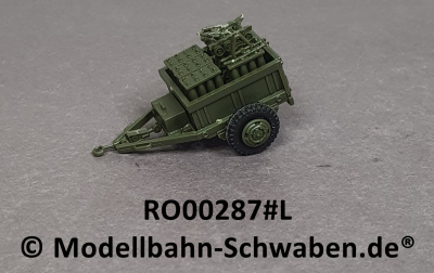 Roco Minitank 287 H0 Munitionsanhänger M332 m. Beladung, Fertigmodell
