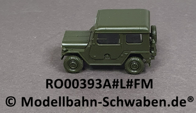 Roco Minitank 393 H0 Willys Jeep mit geschlossenem Aufbau, Fertigmodell, EVP