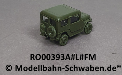 Roco Minitank 393 H0 Willys Jeep mit geschlossenem Aufbau, Fertigmodell, EVP