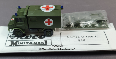 Roco Minitank 508 H0 Unimog U 1300 L SAN, OVP