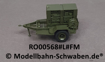 Roco Minitank 568 H0 Generator Anhänger M200, US Army / NATO, Fertigmodell