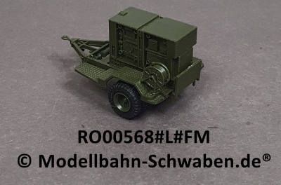 Roco Minitank 568 H0 Generator Anhänger M200, US Army / NATO, Fertigmodell