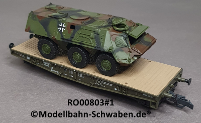 Roco Minitank 803 H0 Schwerlastwagen Rlmmp, m. T Pz Fuchs, EVP