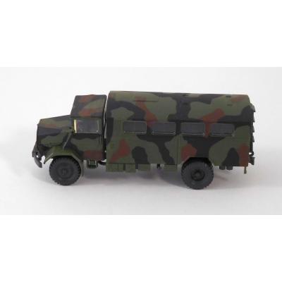 Roco Minitank 887 H0 MAN 630 Koffer LKW Bundeswehr getarnt, Fertigmodell