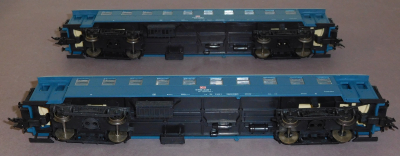 Sachsenmodelle 14128 H0 Bauzug 2 Stk. B4y, ozeanblau, DB, OVP