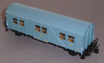Sachsenmodelle 14219 H0 Behelfspersonenwagen 3.Kl.,Mci 43, 302-087 DRG, OVP