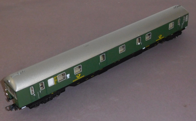 Sachsenmodelle 74696 H0 Bahnpost-Steuerwagen 4mf, EDP, DB, OVP