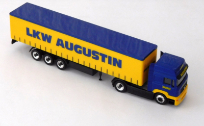 Schuco 22800 H0 1:87 F2000 Gardinenplanensattelzug LKW Augustin