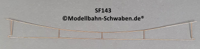 Sommerfeldt #143 H0/H0m DB Fahrdraht, verkupfert, 0,7 x 229mm