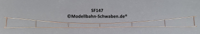 Sommerfeldt #147 H0/H0m DB Fahrdraht, verkupfert, 0,7 x 360mm