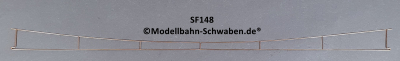 Sommerfeldt #148 H0/H0m DB Fahrdraht, verkupfert, 0,7 x 375mm