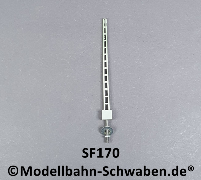 Sommerfeldt #170 H0/H0m Gittermast, DR o. Ausleger, lackiert