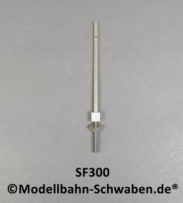 Sommerfeldt #300 H0/H0m H-Profil-Mast aus Neusilber, 100 mm