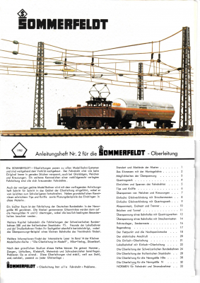 Sommerfeldt Anleitung Nr. 2 Ausgbe 1982, Format A5 Quer
