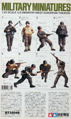 Tamiya 35048 M1:35 U.S. Infantry West European Theater